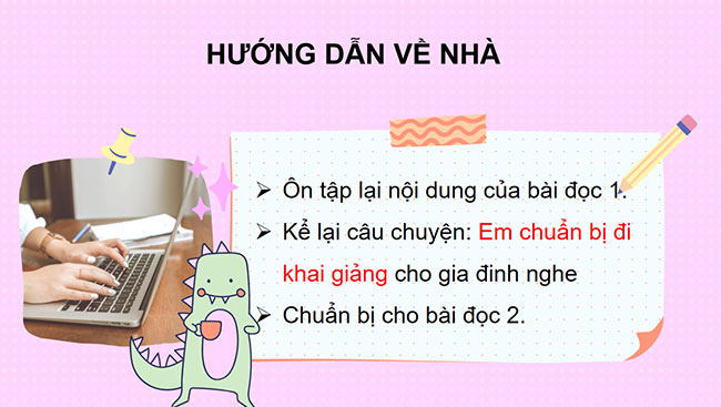 PowerPoint Tiếng Việt 3 Kể chuyện Em chuẩn bị đi khai giảng