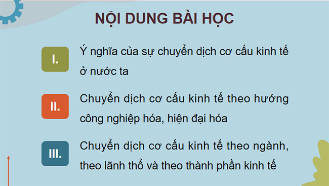 Chuyển dịch cơ cấu kinh tế 