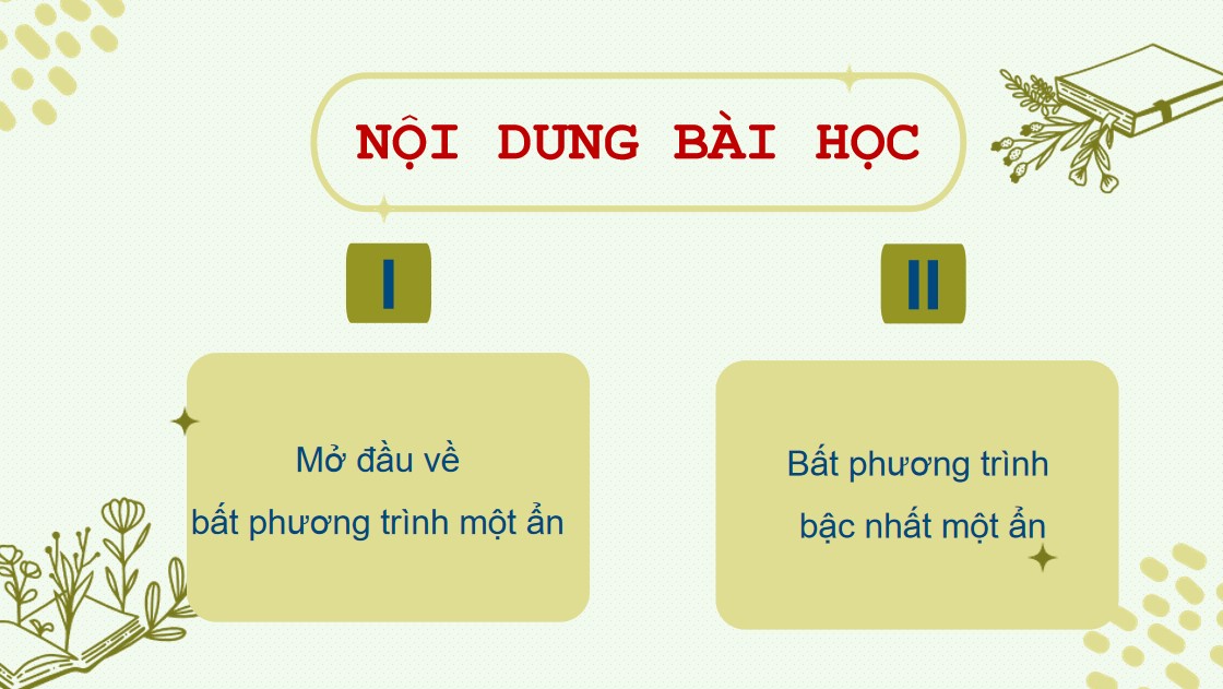 PowerPoint Toán 9 Cánh Diều Bài Bất phương trình bậc nhất một ẩn