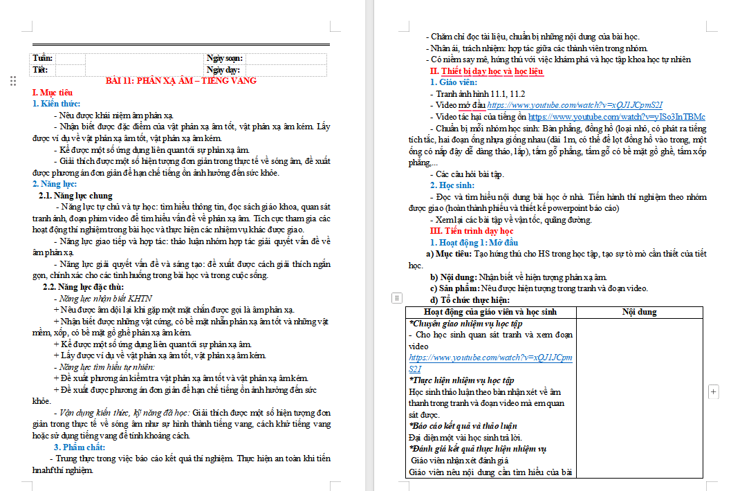 Giáo án PowerPoint Khoa học tự nhiên 7 Cánh diều Bài 11