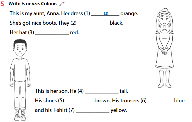 SBT Tiếng Anh lớp 4 Unit 1 lesson 1 minh họa 5