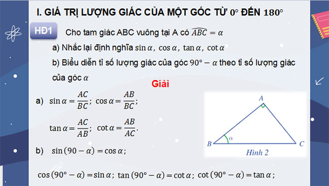 Giáo án Toán 10 Cánh diều Chương 4 Bài 1