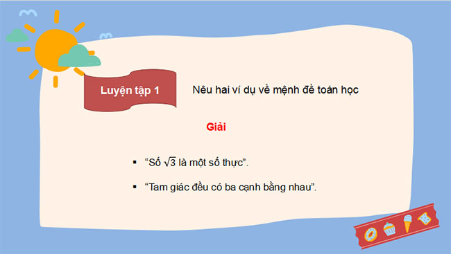 Giáo án Toán 10 Cánh diều Chương 1 Bài 1