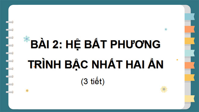 Giáo án Toán 10 Cánh diều Chương 2 Bài 2