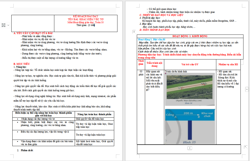Giáo án Toán 10 Cánh diều Chương 4 Bài 3