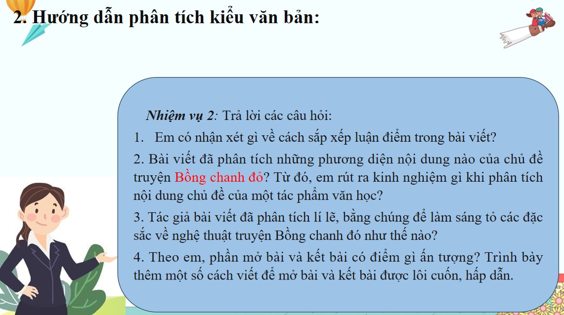 Giáo án PPT Văn 9 CTST Bài Viết bài văn nghị luận phân tích một tác phẩm văn học