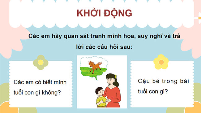 PowerPoint Tiếng Việt 4 Tuổi Ngựa