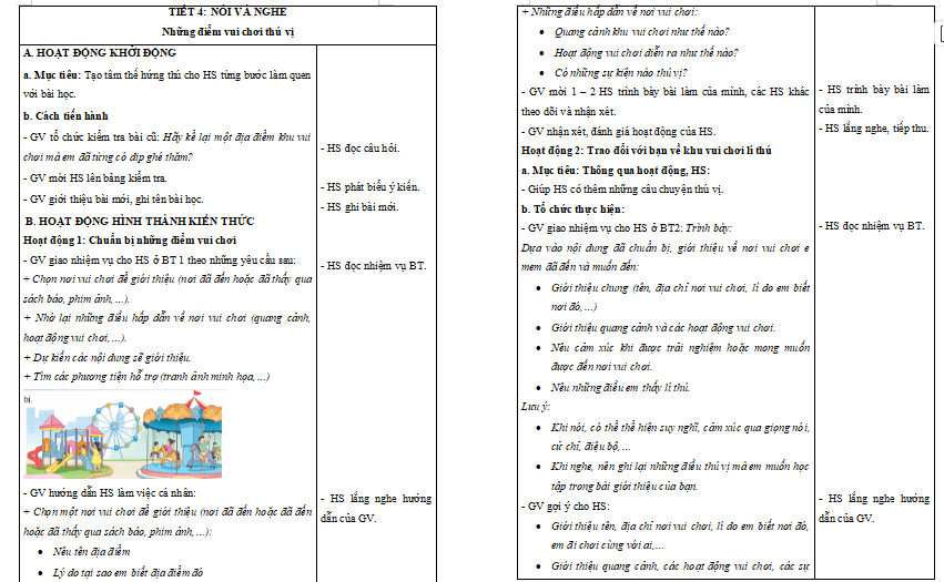 Bài 8: Những điểm vui chơi lí thú