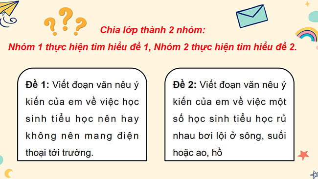 PowerPoint Tiếng Việt 5 Viết đoạn văn nêu ý kiến về một hiện tượng xã hội (Tìm ý, sắp xếp ý)