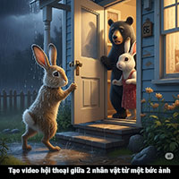 Tạo video hội thoại giữa 2 nhân vật từ một bức ảnh