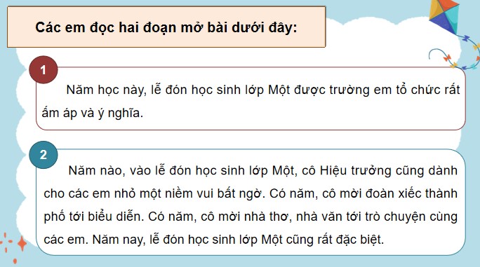 PowerPoint Tiếng Việt 4 Viết đoạn mở bài và đoạn kết bài cho bài văn thuật lại một sự việc