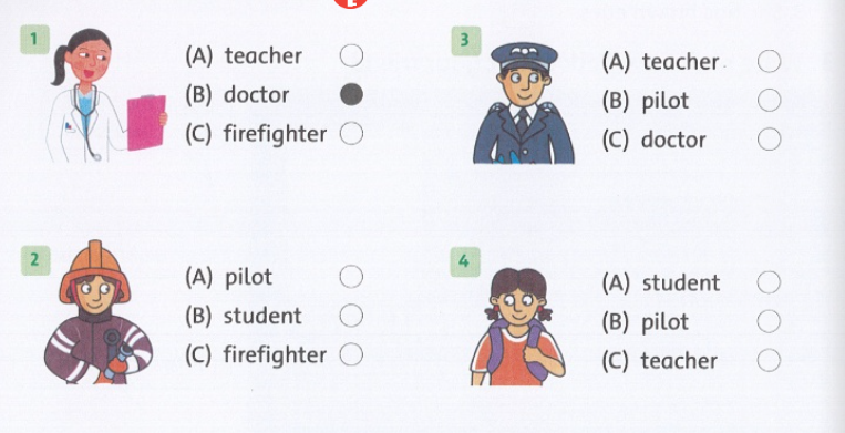 Sách bài tập Family and Friends 4 unit 1 lesson 1 minh họa 2