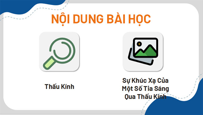 Giáo án PowerPoint Khoa học tự nhiên 9 Bài 5: Sự khúc xạ ánh sáng qua thấu kính 