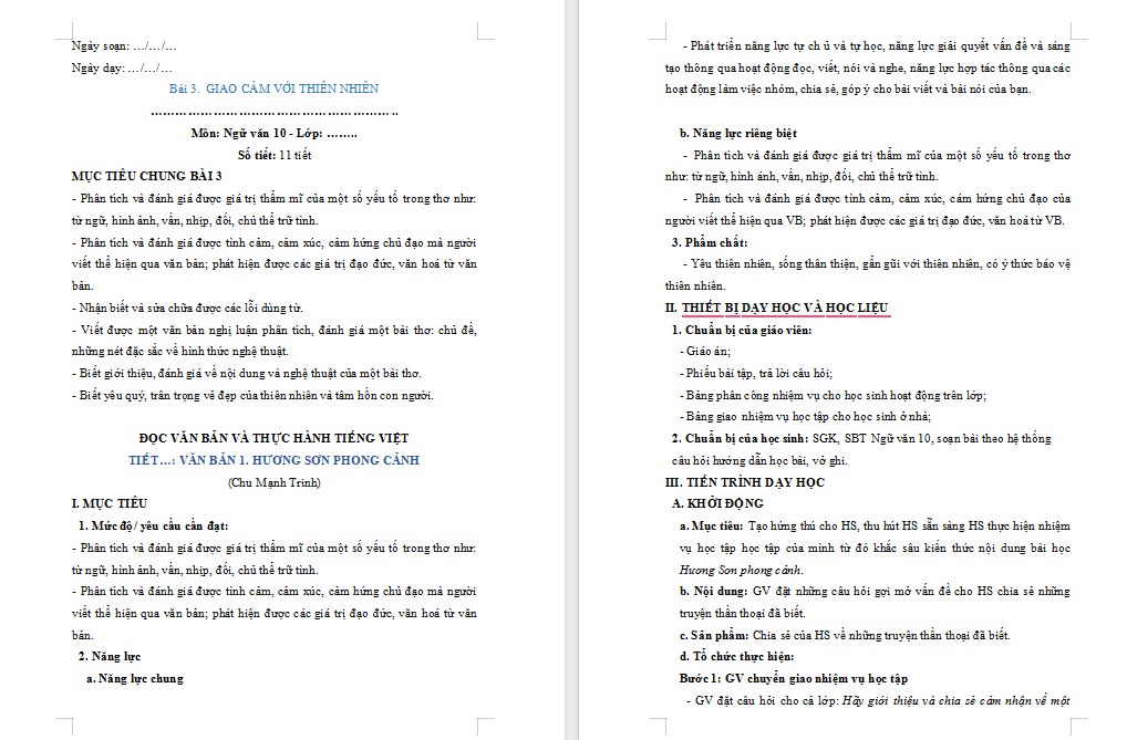 Hương Sơn phong cảnh 