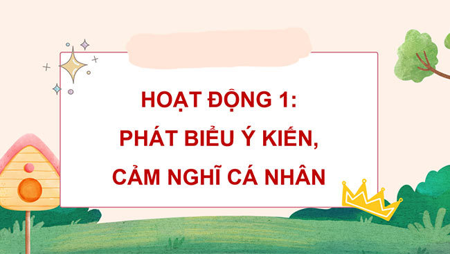Giáo án Tiếng Việt 5 Bài 8: Trao đổi Ý kiến của em