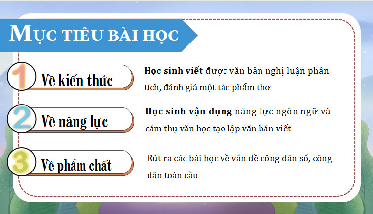 Viết văn bản nghị luận phân tích đánh giá một bài thơ