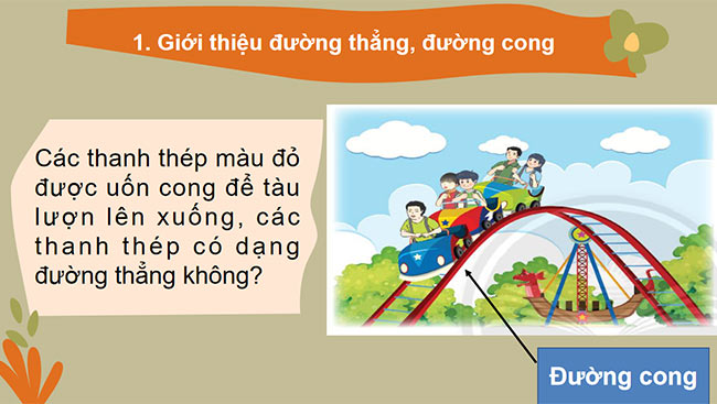 PowerPoint Toán 2: Đường thẳng - Đường cong