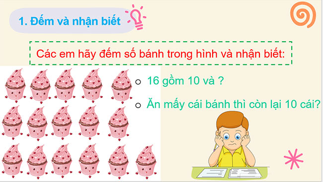 PowerPoint Toán 2: Phép trừ có hiệu bằng 10