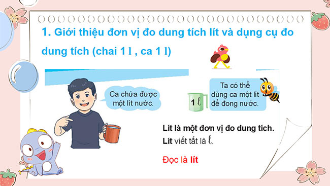 PowerPoint Toán 2: Lít