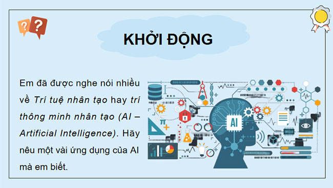 Giáo án PowerPoint Tin học 12 Bài 1: Làm quen với Trí tuệ nhân tạo