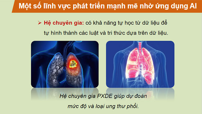 Giáo án PowerPoint Tin học 12 Bài 2: Trí tuệ nhân tạo trong khoa học và đời sống