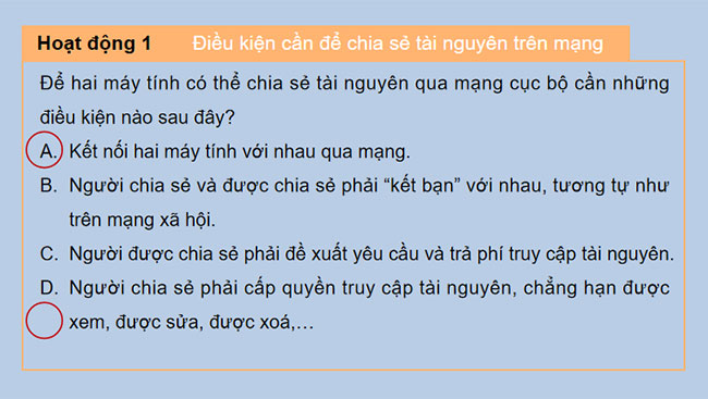 Giáo án PowerPoint Tin học 12 Bài 5: Thực hành chia sẻ tài nguyên trên mạngo