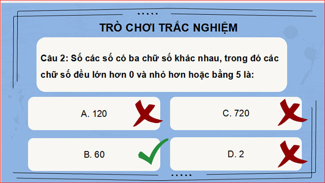 Giáo án PowerPoint Toán 10 Bài tập cuối chương 5