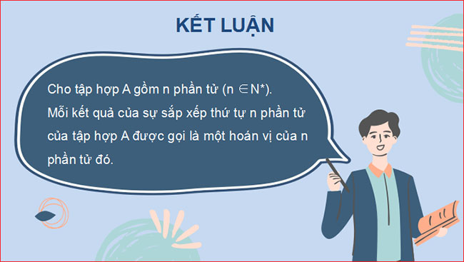 Giáo án PowerPoint Toán 10 Bài 2: Hoán vị - Chỉnh hợp