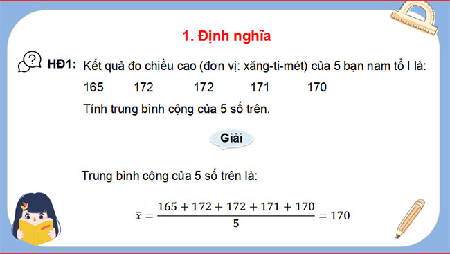 Giáo án PowerPoint Toán 10 Bài 2: Các số đặc trưng đo xu thế trung tâm cho mẫu số liệu không ghép nhóm