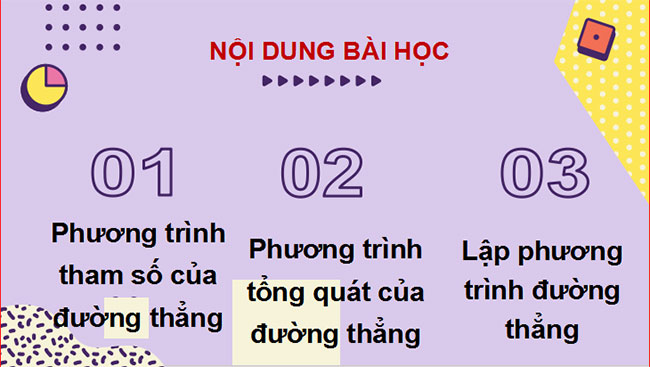Giáo án PowerPoint Toán 10 Bài 3: Phương trình đường thẳng