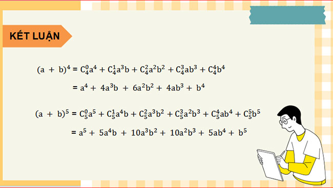 Giáo án PowerPoint Toán 10 Bài 4: Nhị thức Newton