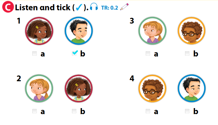 SBT Tiếng Anh lớp 1 Wonderful World Unit 0 minh họa 4