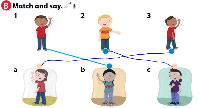 SBT Tiếng Anh lớp 1 Wonderful World Unit 1 Lesson 2 minh họa 4