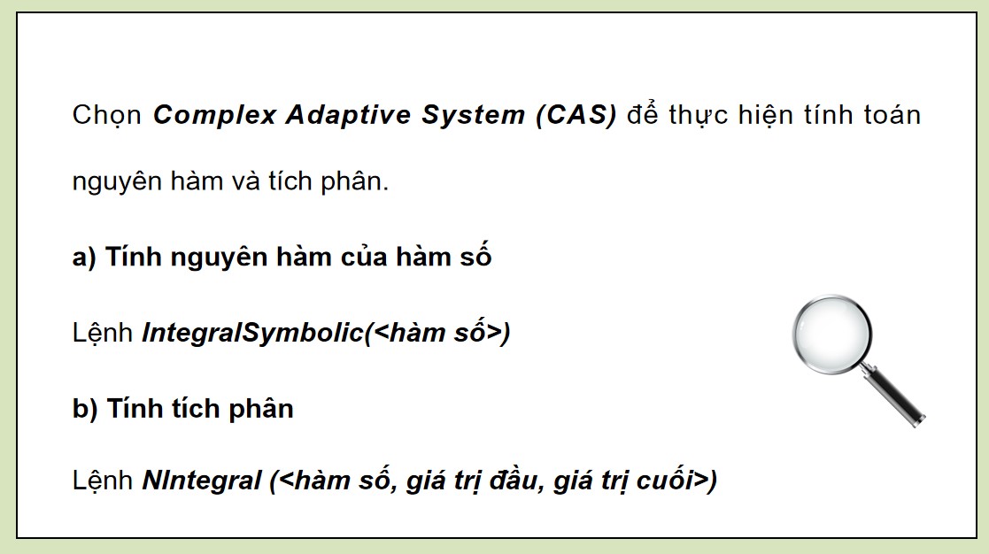 PowerPoint Toán 12 Kết nối tri thức Bài Tính nguyên hàm và tích phân với phần mềm GeoGebra