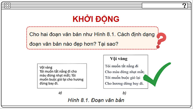 Giáo án PowerPoint Tin học 12 Bài 8: Định dạng văn bản