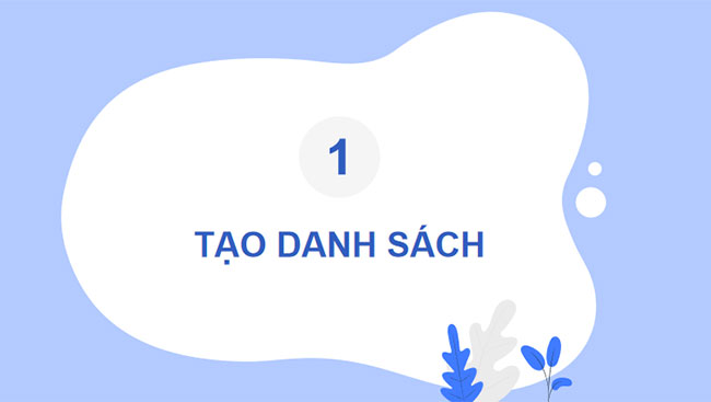 Giáo án PowerPoint Tin học 12 Bài 9: Tạo danh sách bảng