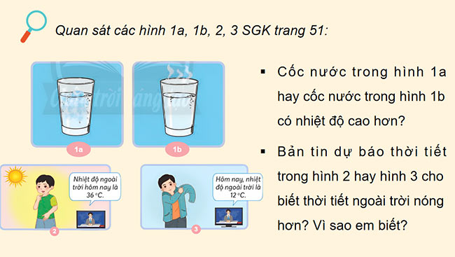 PowerPoint Khoa học 4 Nhiệt độ và nhiệt kế