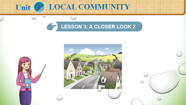 Giáo án PowerPoint Tiếng Anh 9 Unit 1: A Closer Look 2