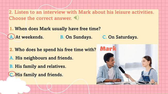 Giáo án PowerPoint Tiếng Anh 8 Unit 1: Skills 2