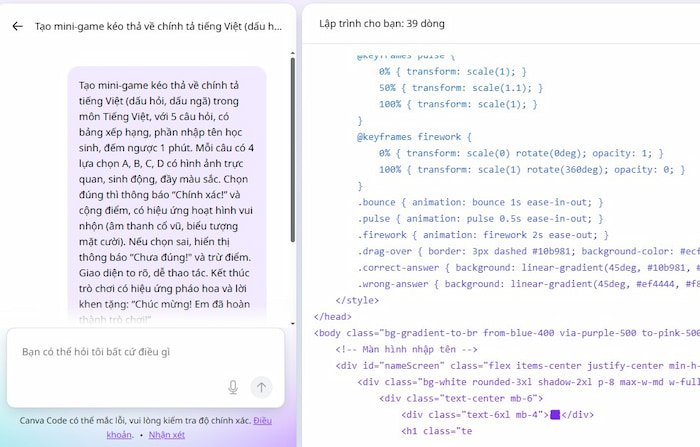 Bài thu hoạch cuối khóa Ứng dụng AI vào dạy học Tiểu học