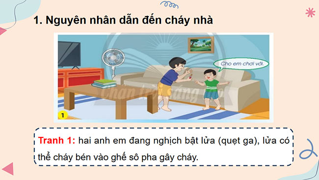 PowerPoint Tự nhiên và xã hội 3 Phòng tránh hỏa hoạn khi ở nhà