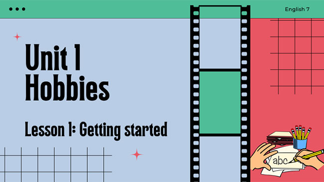 Giáo án PowerPoint Tiếng Anh 7 Unit 1: Getting Started