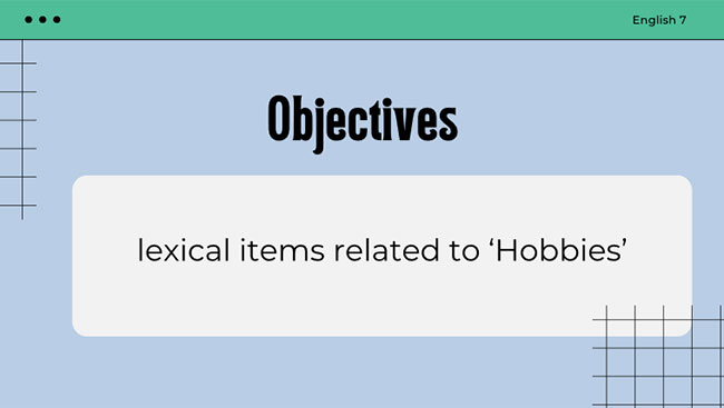 Giáo án PowerPoint Tiếng Anh 7 Unit 1: Getting Started
