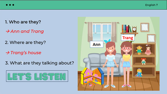 Giáo án PowerPoint Tiếng Anh 7 Unit 1: Getting Started