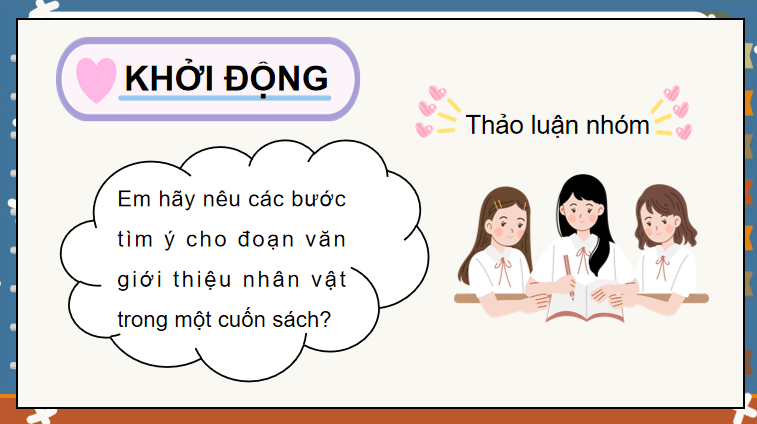 Bài 19: Viết đoạn văn giới thiệu nhân vật trong một cuốn sách