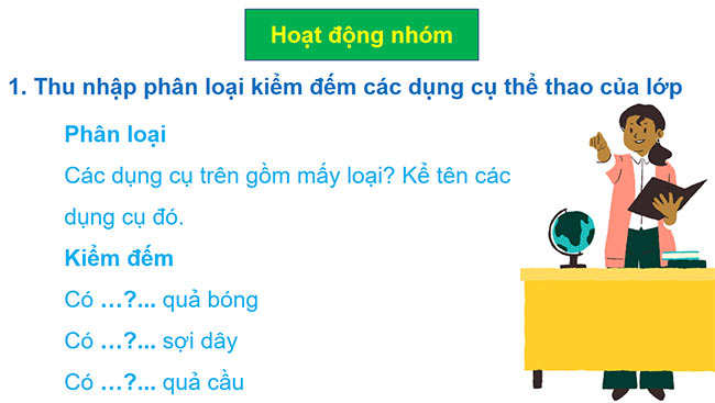 PowerPoint Toán 2: Thu thập, phân loại, kiểm đếm