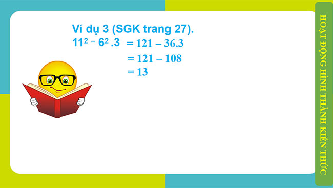 PowerPoint Toán 6 Bài 6: Thứ tự thực hiện các phép tính