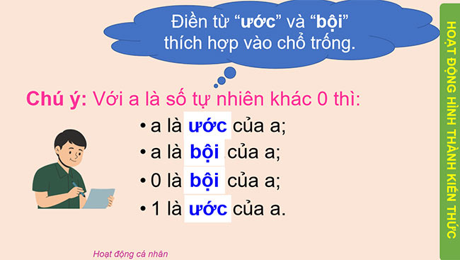 PowerPoint Toán 6 Bài 7: Quan hệ chia hết. Tính chất chia hết
