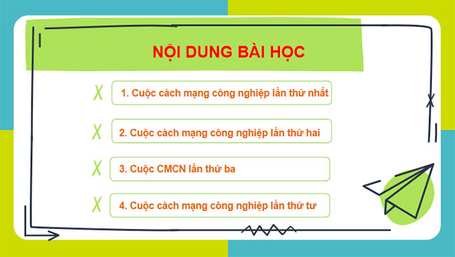 Giáo án PowerPoint Công nghệ 10 Bài 5: Các cuộc cách mạng công nghiệp