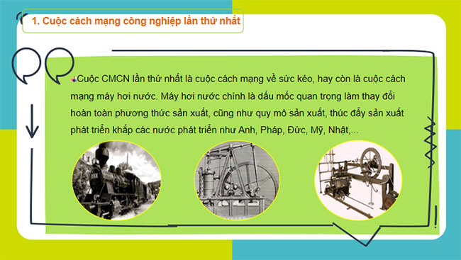 Giáo án PowerPoint Công nghệ 10 Bài 5: Các cuộc cách mạng công nghiệp